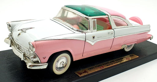 Road Legends 1/18 Scale 92139 - 1955 Ford Fairlane Crown Victoria - Pink/White