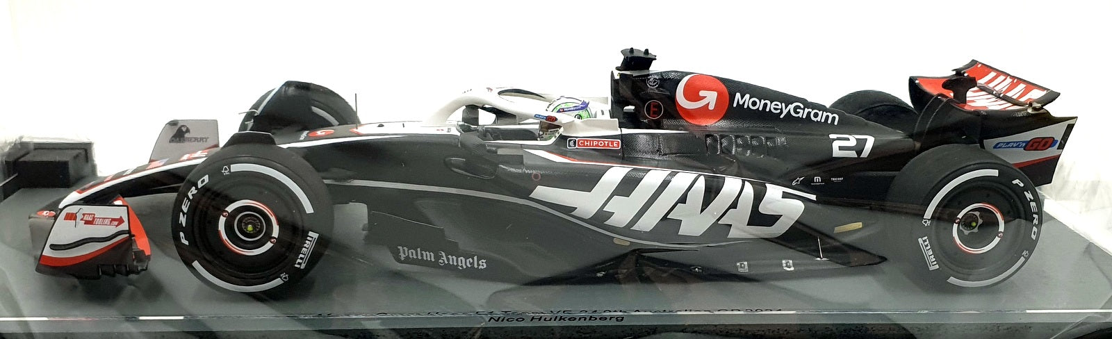 Spark 1/18 Scale 18S991 MoneyGram Haas F1 Team VF-24 #27 9th Australian GP 2024