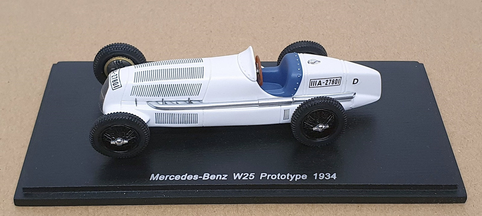 Spark Model 1/43 Scale S1039 - 1934 Mercedes Benz W25 Prototype - White