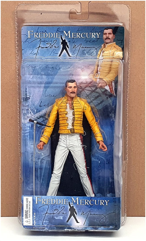 Neca 16cm Tall Action Figure 42066 - Freddie Mercury Of Queen - Magic Tour 1986