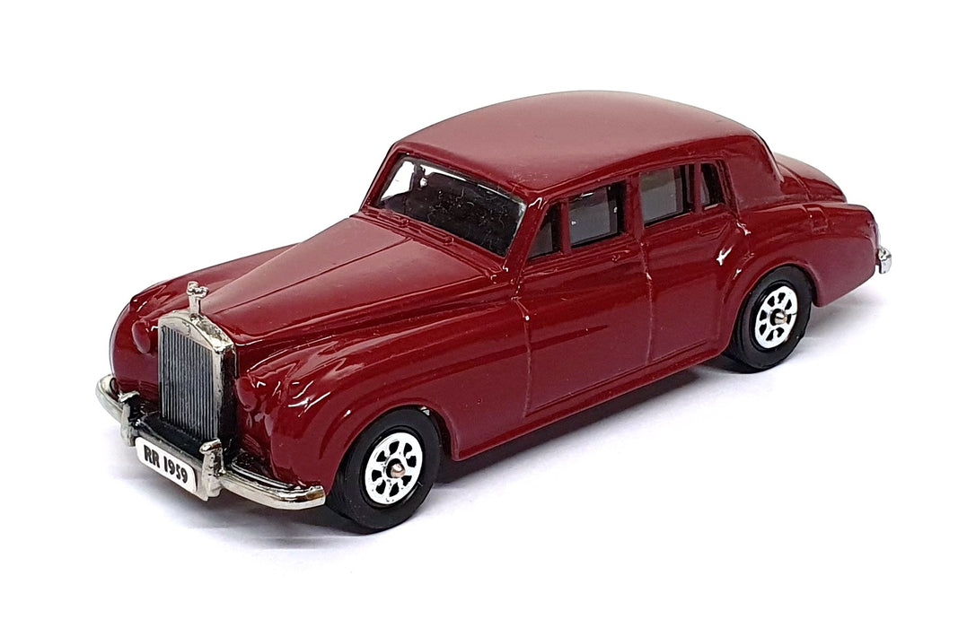 Seerol Appx 10.5cm Long Diecast SL59M - 1959 Rolls Royce Silver Cloud - Maroon