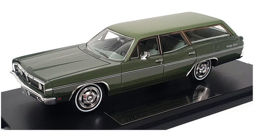 Goldvarg 1/43 Scale GC-055A - 1970 Ford Galaxie Station Wagon - Ivy Green