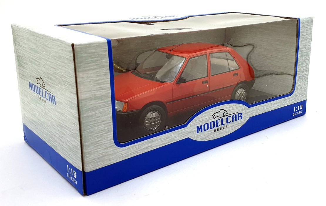 Model Car Group 1/18 Scale MCG18492 - Peugeot 205 - GR Red