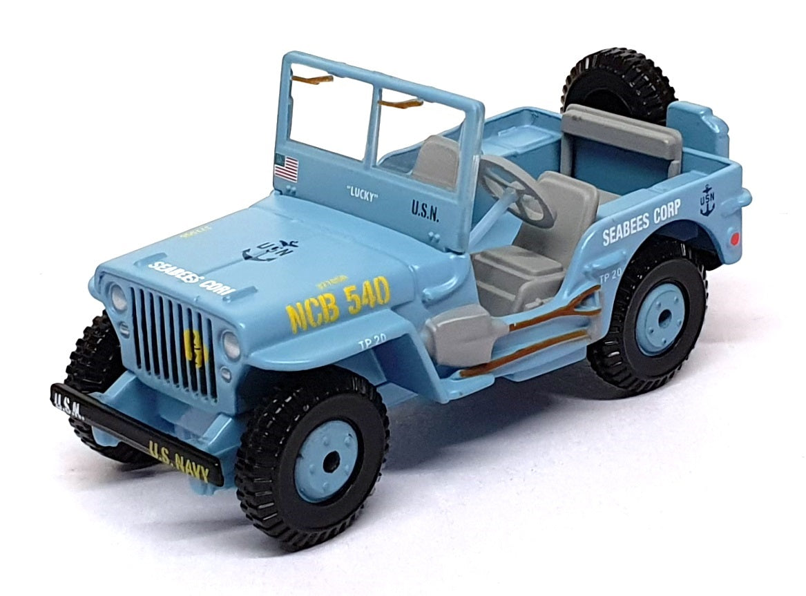 Corgi Military Legends CS90633 - Willys Jeep SeeBees US Navy - Lt. Blue