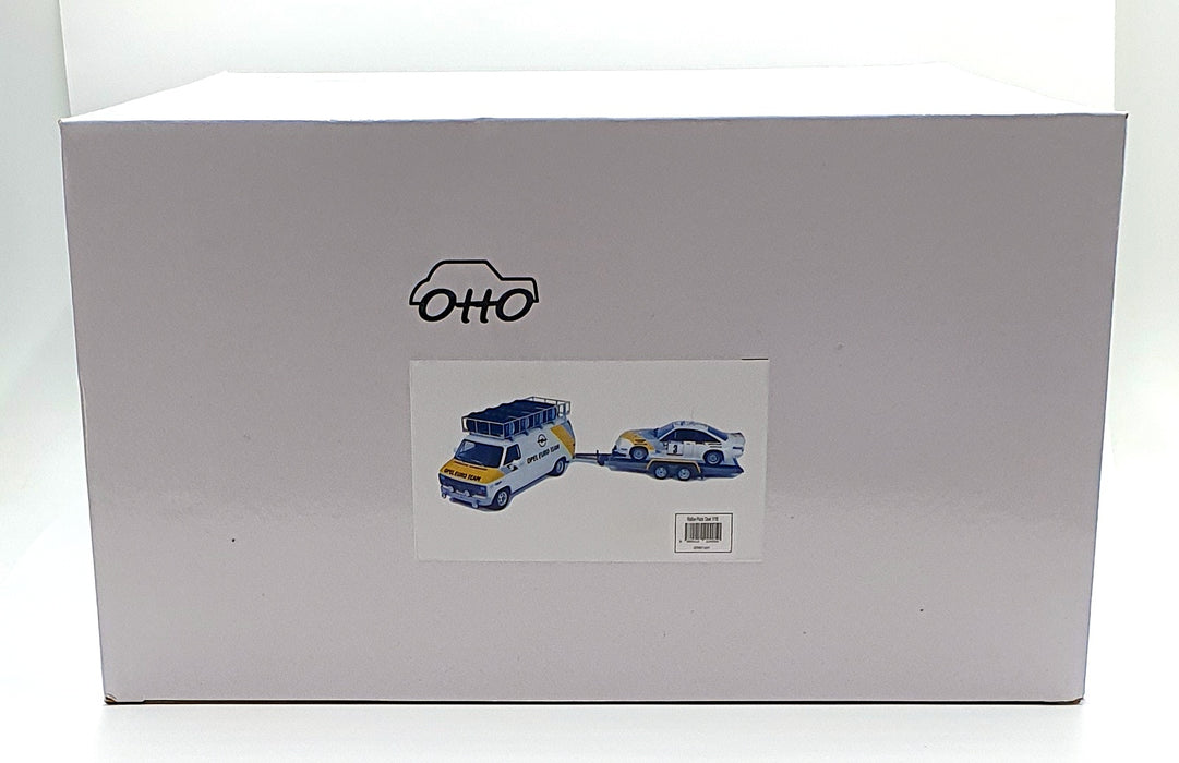 Otto 1/18 Scale OT491 Rally Pack Opel Euro Team Support and Trailer