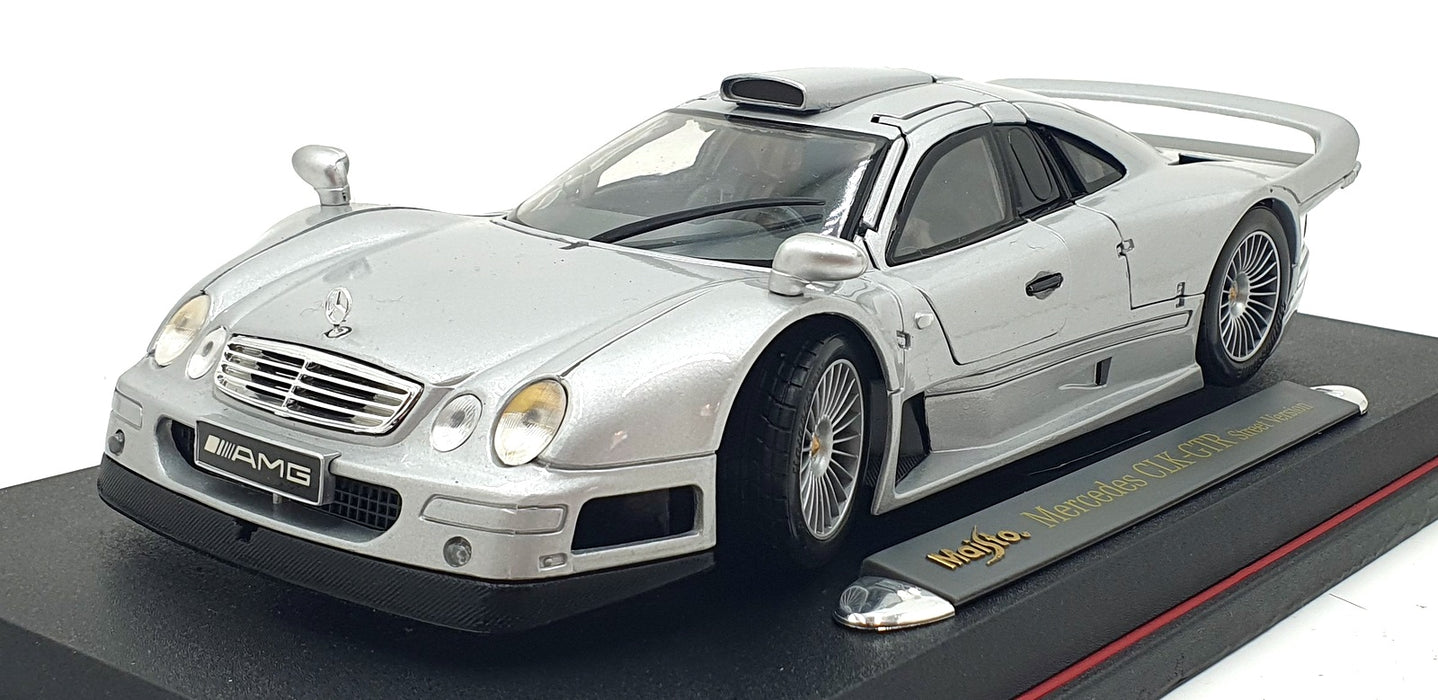 Maisto 1/18 Scale Diecast 36849 - Mercedes CLK-GTR Street Version - Silver