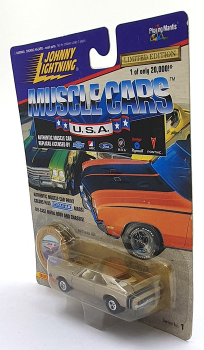 Johnny Lightning 1/64 Scale 202-01 Muscle Cars USA 1968 Dodge Charger Gold