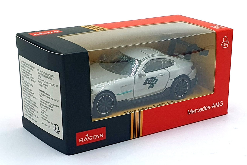 Rastar 1/43 Scale Diecast 64650 - Mercedes AMG GT2 - Silver
