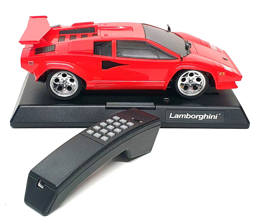 Telemania Appx 35cm Long 02307 - Lamborghini Countach Vintage Telephone - Red