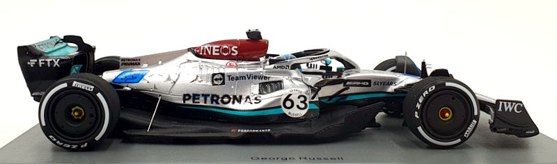 Spark 1/43 Scale S8546 - Mercedes-AMG W13 Belgium GP F1 2022 #63