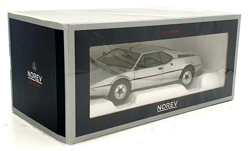 Norev 1/18 Scale Diecast 183226 - 1980 BMW M1 - Met. Silver