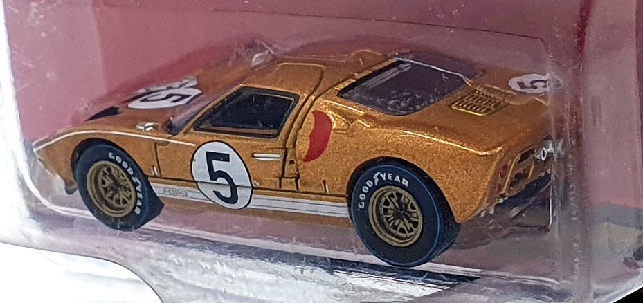Auto World 1/64 Scale CP7923 - 1966 Ford GT40 #5 - Gold