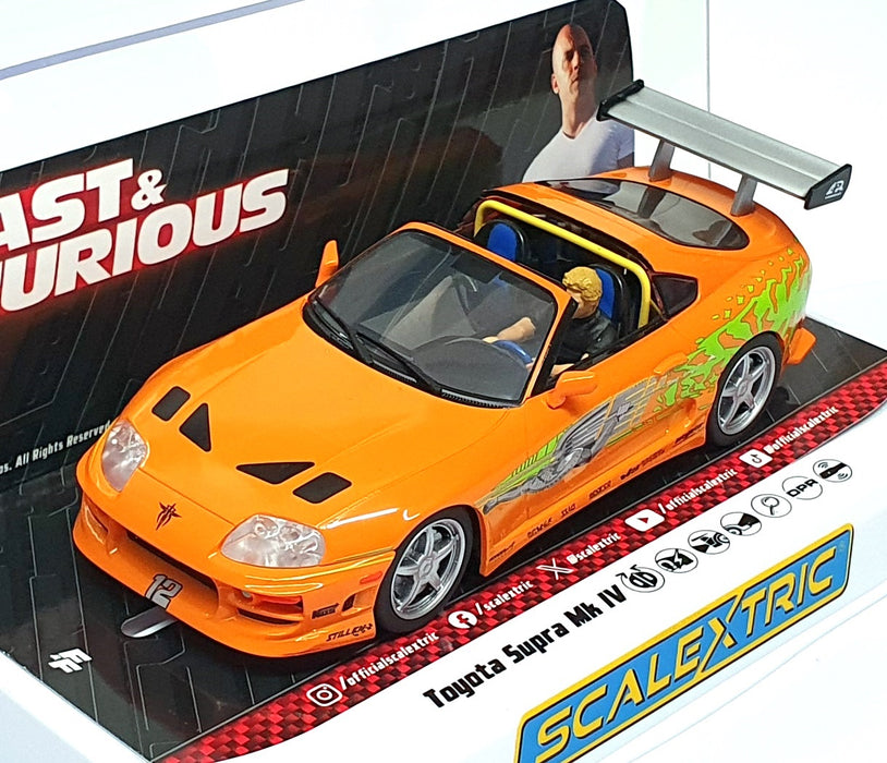Scalextric 1/32 Scale Slot Car C4591 Toyota Supra Mk IV Fast & Furious - Orange