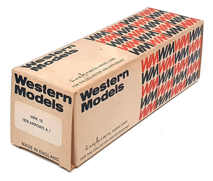 Western Models 1/43 Scale WRK19 - 1978 Arrows A.1 F1 Car