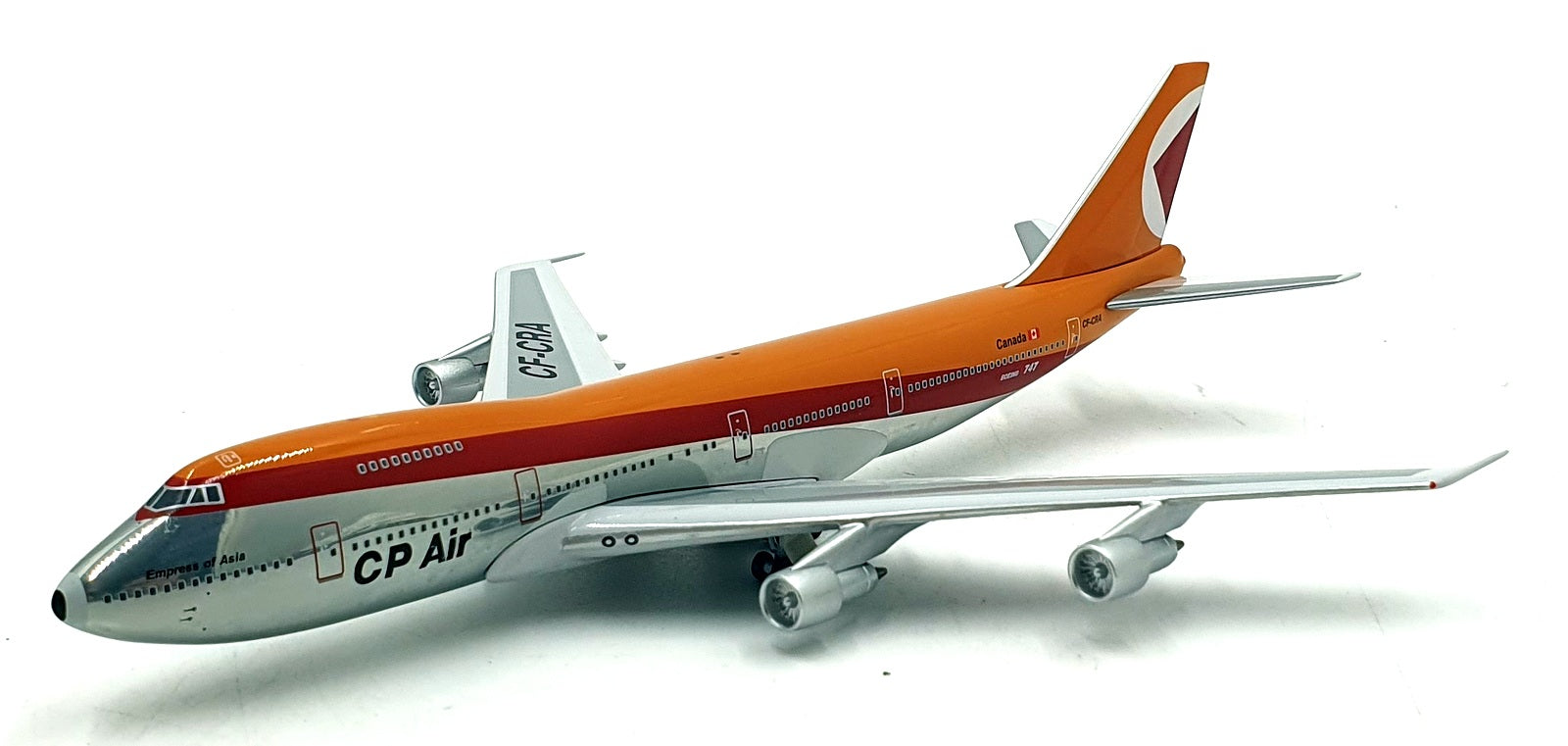 Aero Classics 1/400 Scale 090326E - Boeing 747 "CP AIR" Aircraft C-FCRA