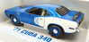 Ertl 1/18 Scale Diecast 29027 - 1971 Plymouth Cuda 340 - Blue/White