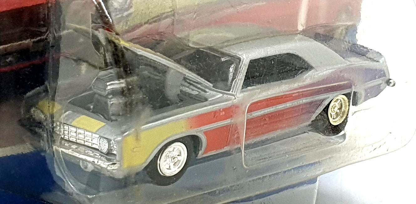 Racing Champions 1/57 Scale 08142 - 1969 Chevrolet Camaro - Red/Yellow/Silver