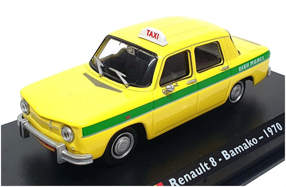 Leo Models 1/43 Scale LEO9 - Renault 8 Taxi Cab Bamako 1970 - Yellow