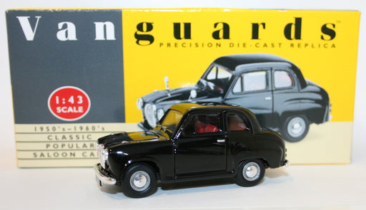 Vanguards 1/43 Scale Diecast VA23003 - Austin A35 Car - Black