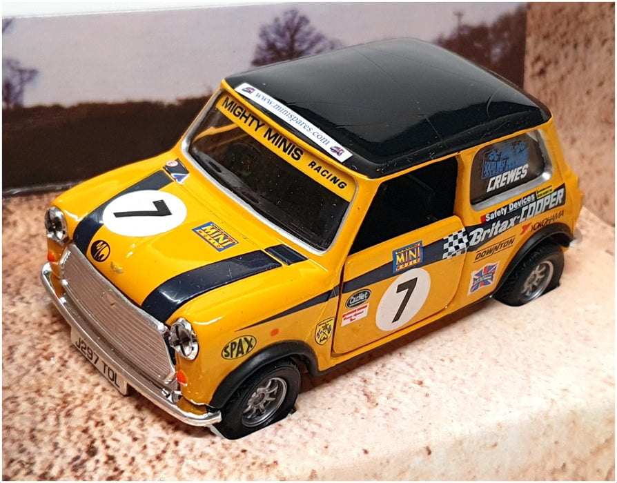 Corgi 1/36 Scale 04430 - Mighty Minis Racing #7 Peter Crewes - Yellow/Black