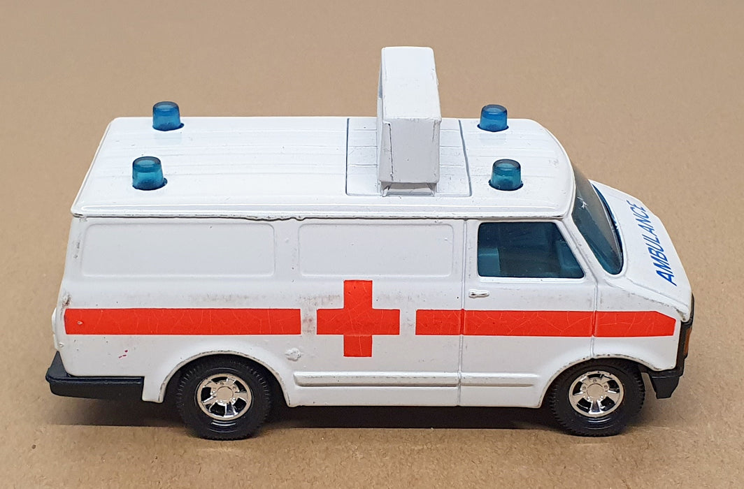 Matchbox 13cm Long Diecast K-143 - Bedford Emergency Van Ambulance - White