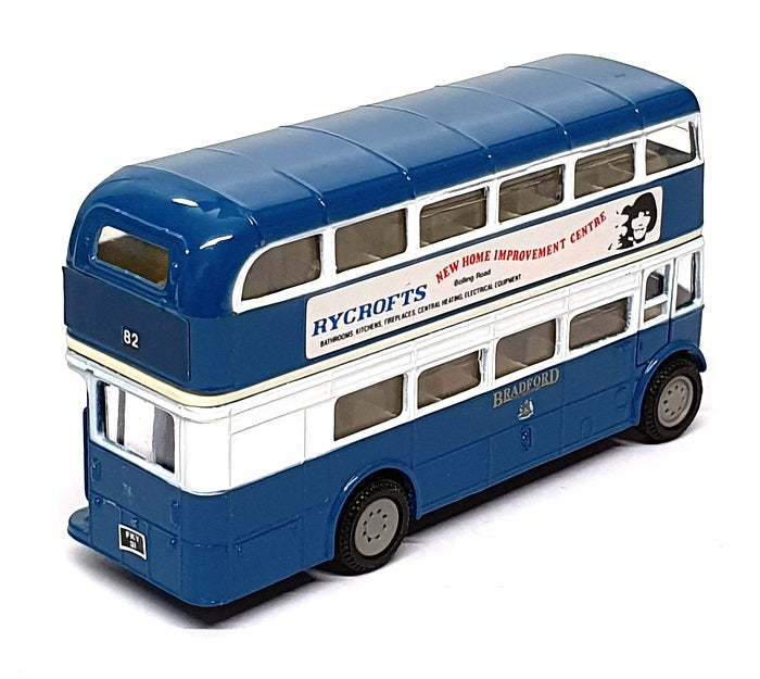 Corgi 12cm Long Diecast C599-7 - AEC Regent Bus Bradford R82 - Blue/White