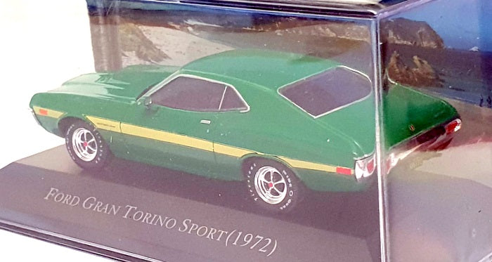 Altaya 1/43 Scale Diecast 28525B - 1972 Ford Gran Torino Sport - Green