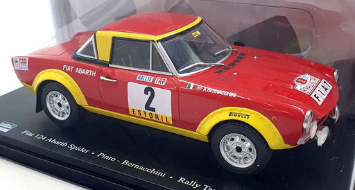 Hachette 1/24 Scale G113U029 - Fiat 124 Abarth Spider Portugal 1974 Pinto