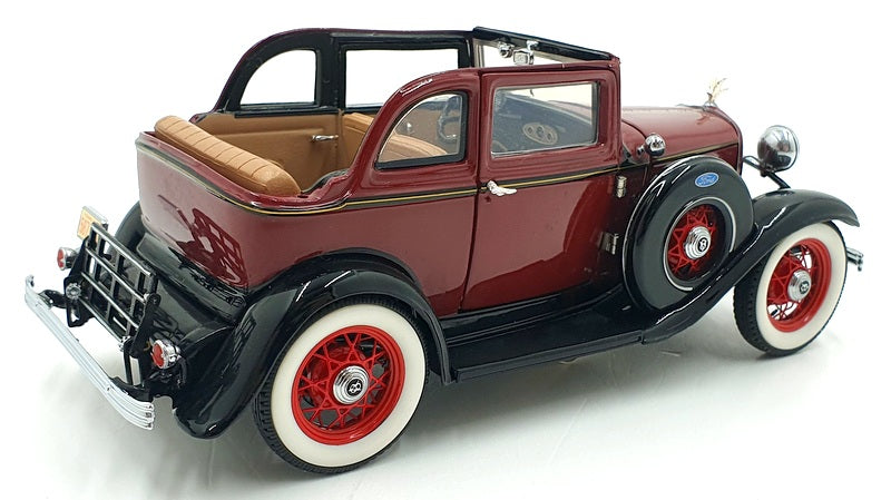 Franklin Mint 1/24 Scale B11Z151 - 1932 Ford V8 Bonnie & Clyde - Maroon