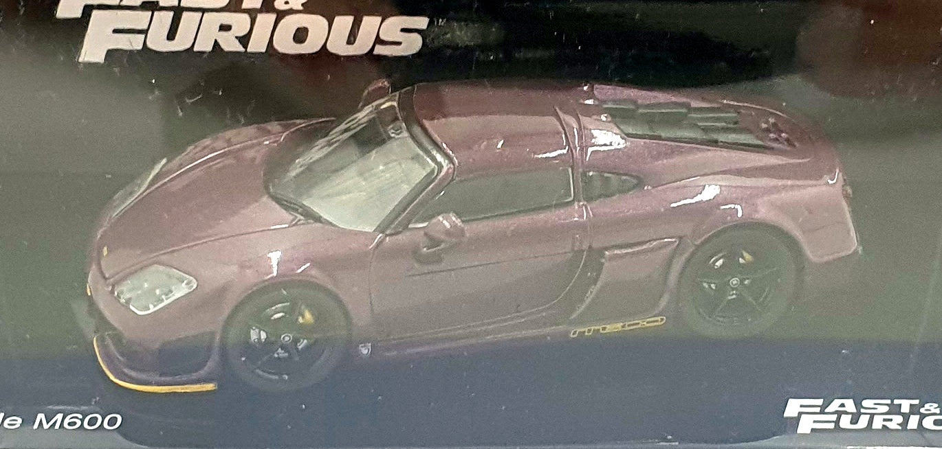 DeAgostini 1/43 Scale F220CMC093 - Fast and Furious Noble M600 - Purple