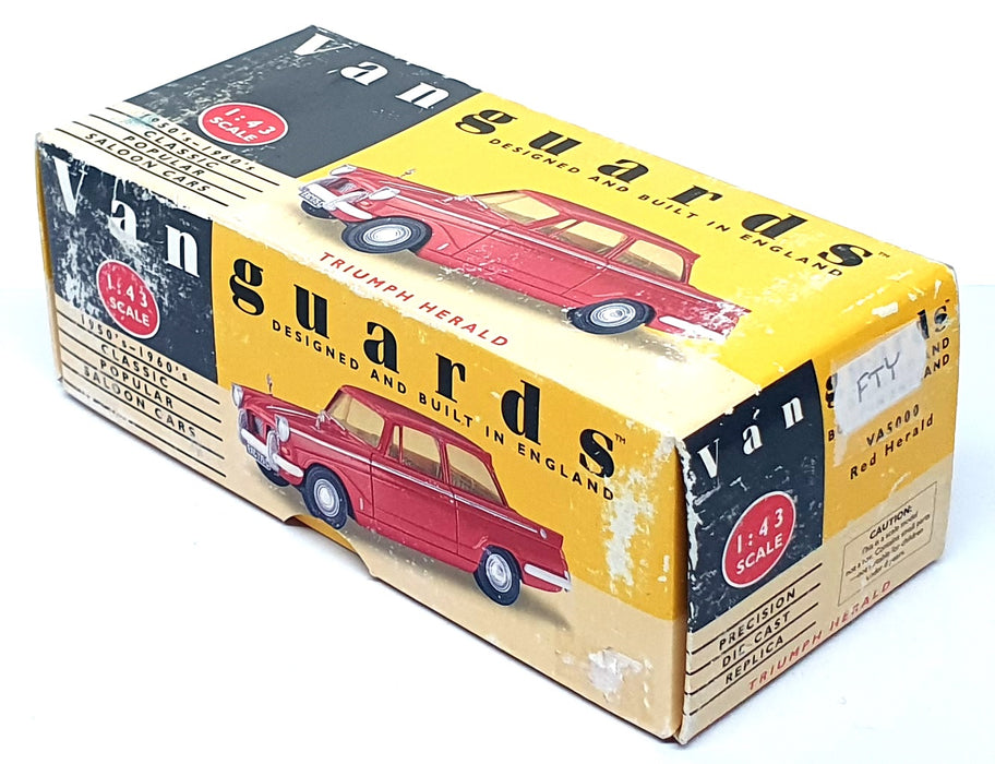Vanguards 1/43 Scale Diecast VA5000 - Triumph Herald - Red