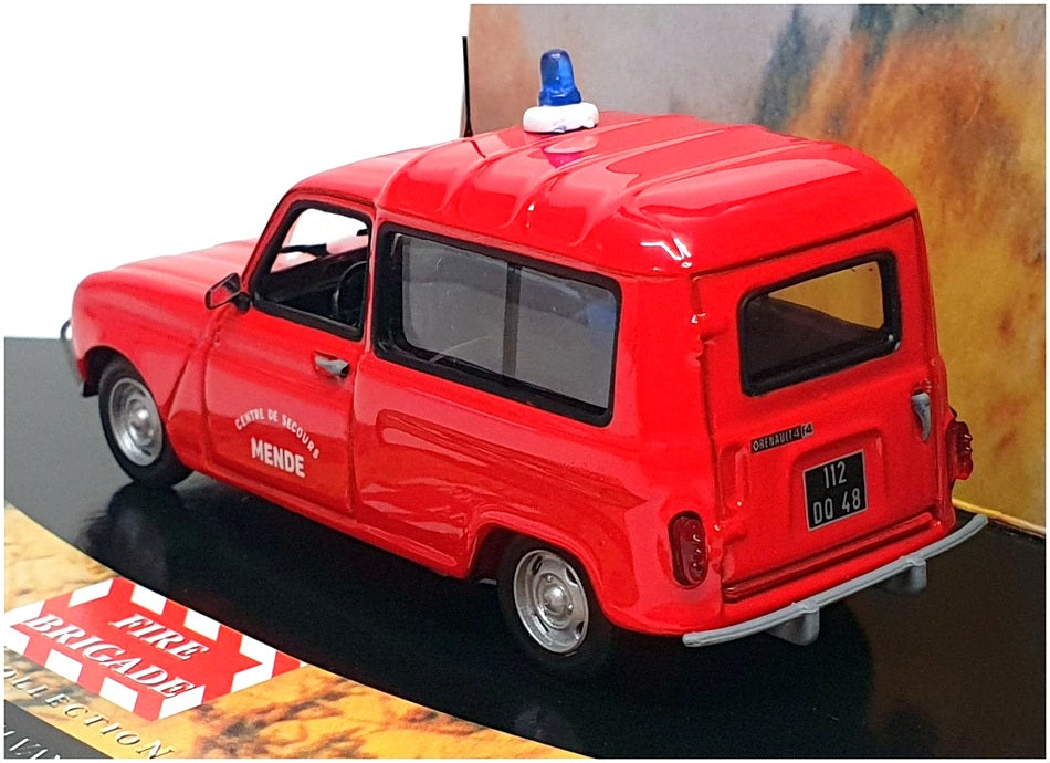 Vitesse 1/43 Scale VCC087 - Renault 4 F4 Fire Van (Mende) - Red