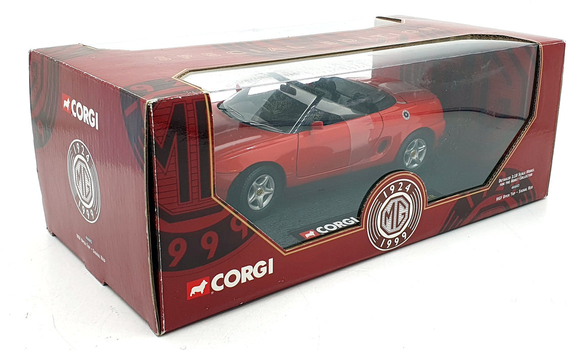 Corgi 1/18 scale Diecast 46603 - MG MGF 1.8i Open Top Roadster - Signal Red