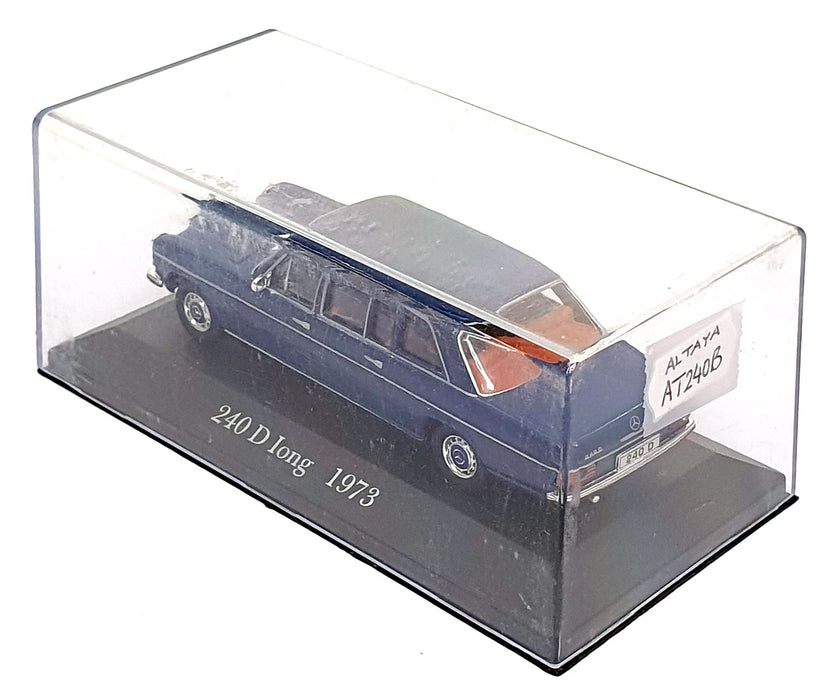 Altaya 1/43 Scale Diecast AT240B - 1973 Mercedes Benz 240 D Long - Blue