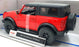 Maisto 1/18 Scale Diecast 31456 - 2021 Ford Bronco Wildtrack - Red