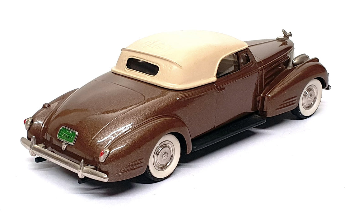 Brooklin Models 1/43 Scale BRK14 - 1940 Cadillac V16 Conv. Coupe - Brown