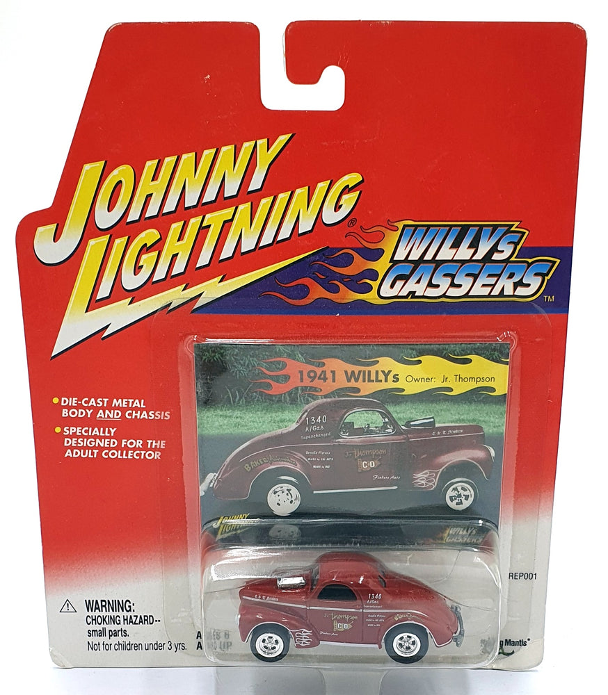 Johnny Lightning 1/64 Scale 364-02 - Willy's Gassers 1941 Willy's Jr. Thompson