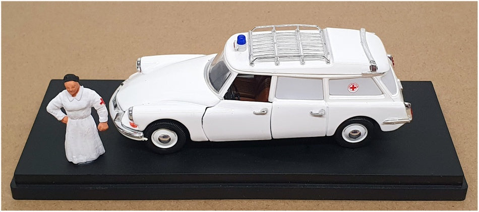 Rio Models 1/43 Scale SL054 - Citroen ID19 Groce Rossa Ambulance - White