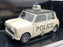 Solido 1/16 Scale Diecast 7190-4 - Mini Cooper Police - Cream/Black