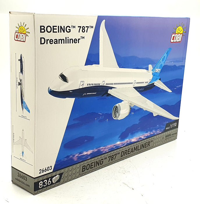 Cobi Bricks 1/110 Scale 26603 - Boeing 787 Dreamliner Aircraft - USA