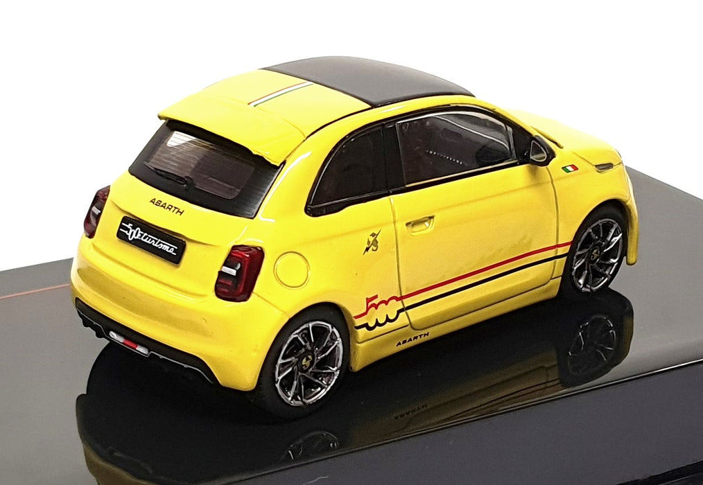 Ixo Models 1/43 Scale Diecast MOC346.22 - 2024 Fiat Abarth 500e - Yellow
