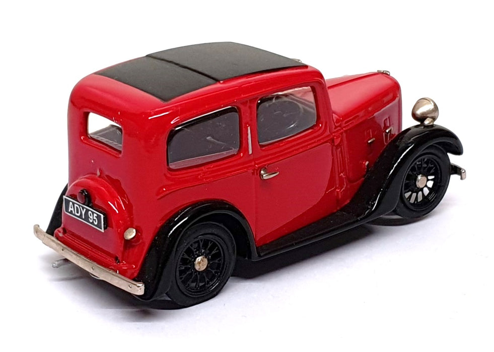 Crossway Models 1/43 Scale CM22 - 1936 Austin 7 Ruby Mk II - Red