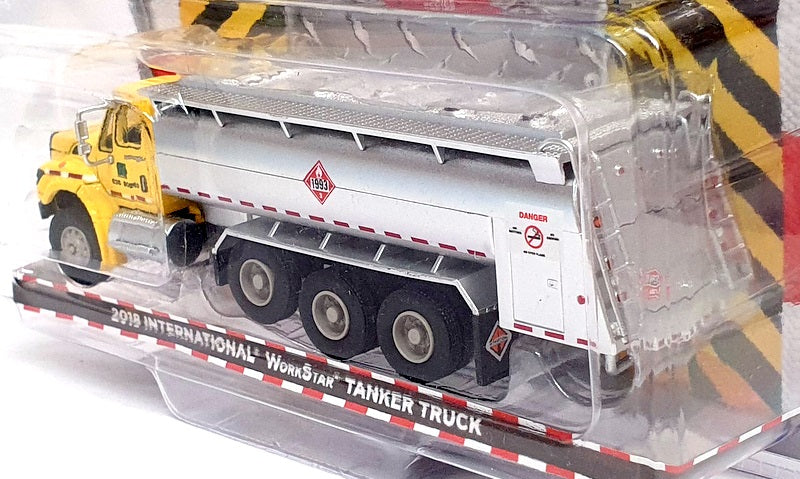 Greenlight 1/64 Scale 45120-A 2018 International Tanker Truck (WorkStar) Yellow