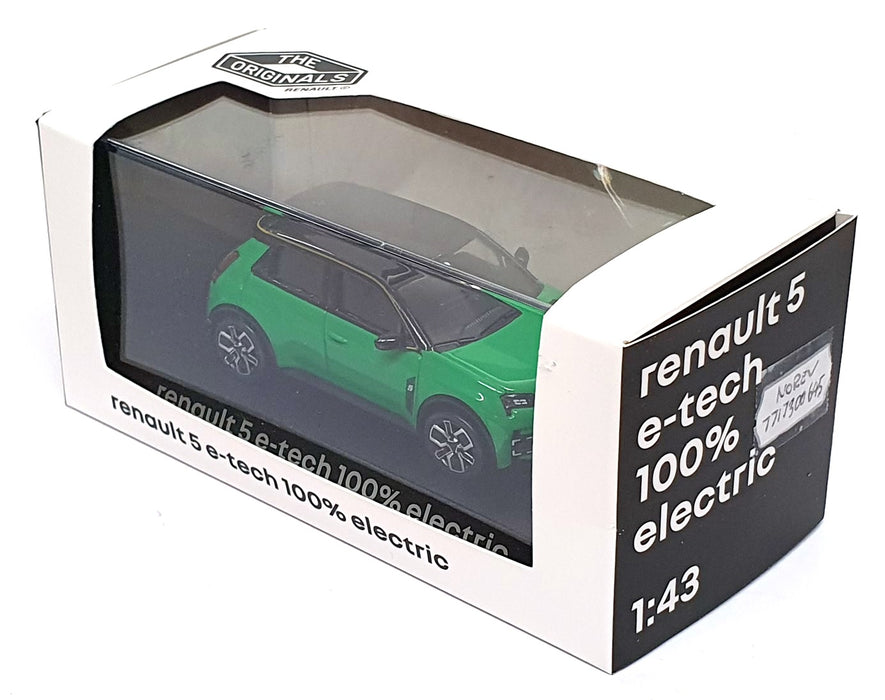 Norev 1/43 Scale 7717300645 - Renault 5 E-Tech 100% Electric - Green