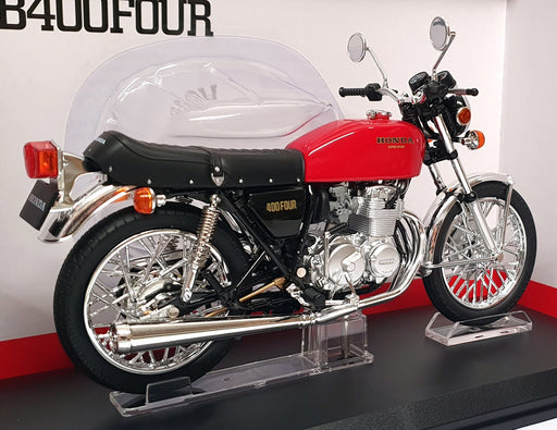 Aoshima 1/12 Scale 11173-4200 - Honda CB400Four Motorcycle - Red