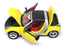 Burago 1/18 Scale Diecast 26725N - Smart - Yellow 