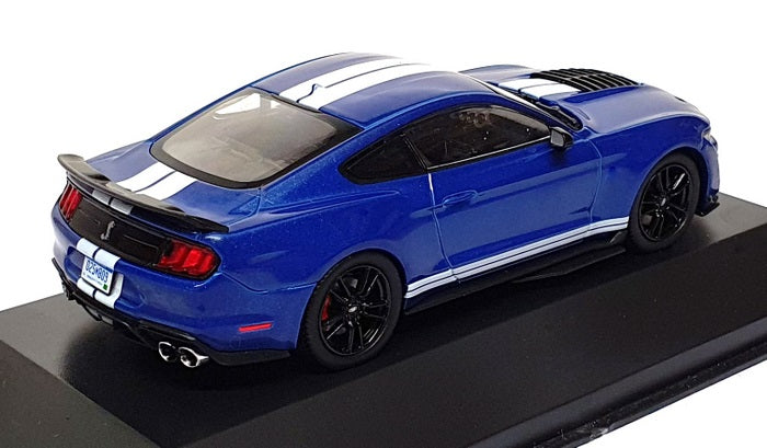 Altaya 1/43 Scale 16725H - 2020 Ford Mustang Shelby GT500 - Blue/White