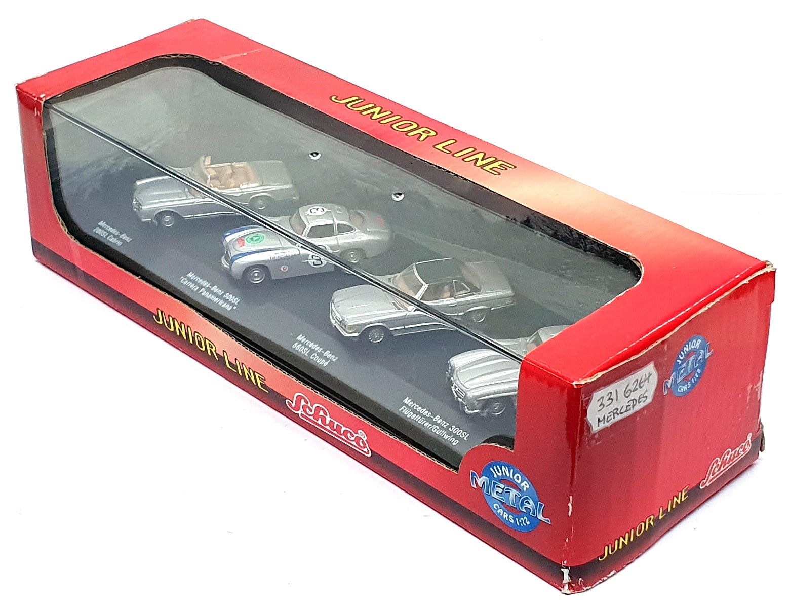 Schuco 1/72 Scale 331 6264 - Mercedes Benz 4 Piece Gift Set - Silver