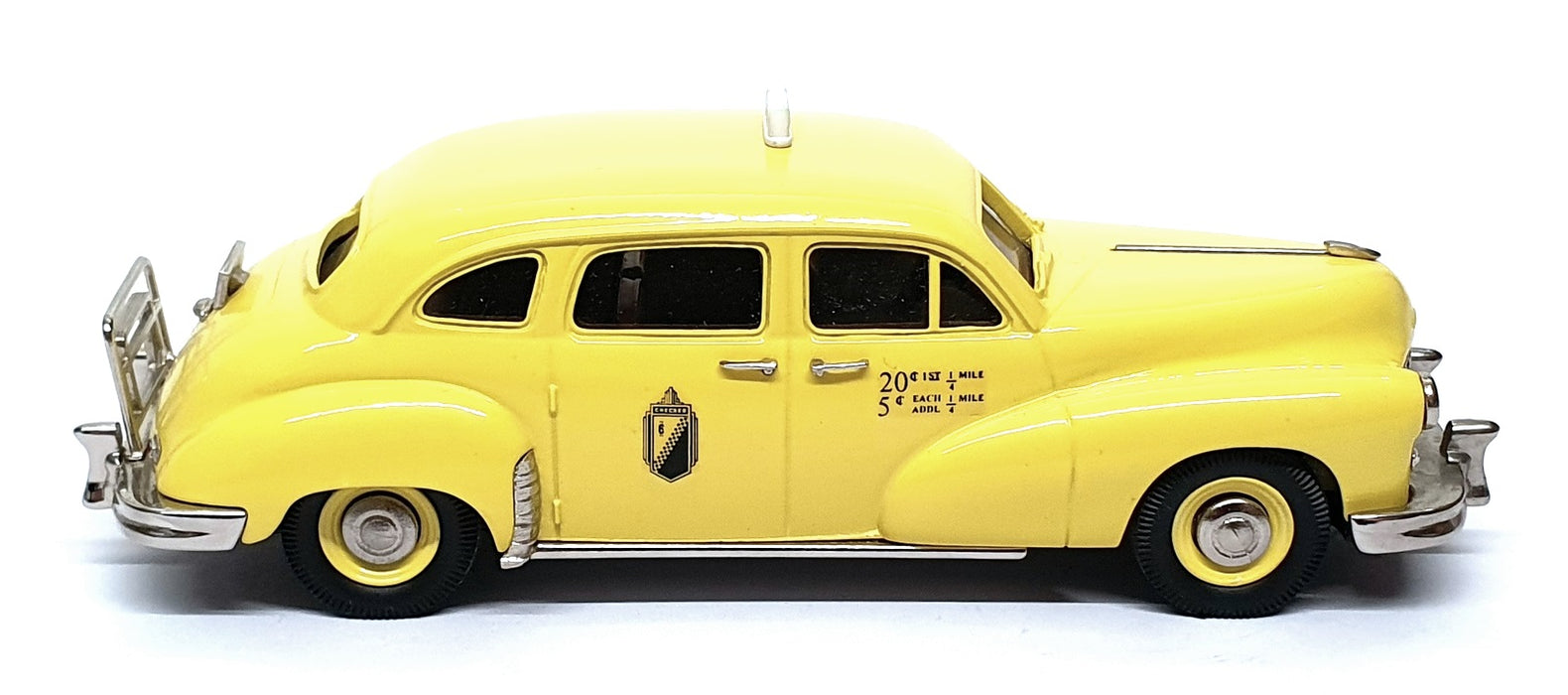 Brooklin Models 1/43 Scale BRK89A - 1949 Checker New York Taxi Cab - Yellow