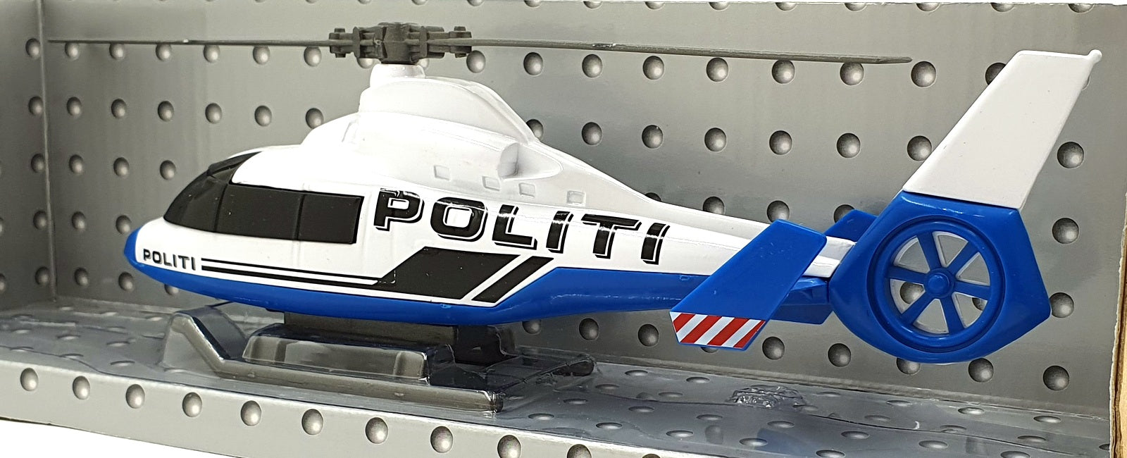 Cararama 1/43 Scale 001043C - Politi Helicopter - Blue
